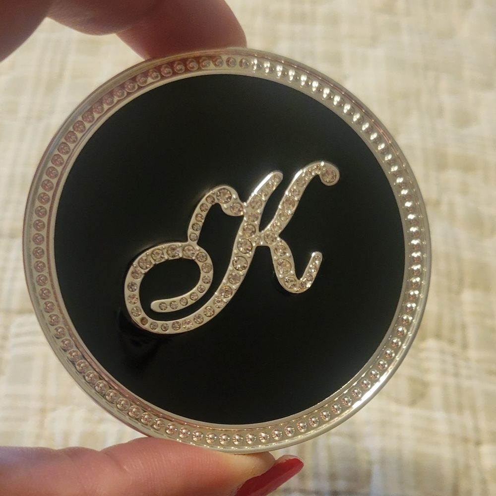 Beautiful initial mirrored compact